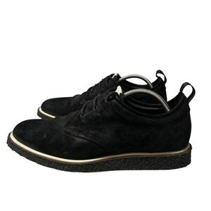 Rag Bone New York Men Shoes 11 44 Handmade In Italy Black Suede Crepe Sole Derby